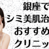 銀座のシミ美白の画像