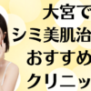 大宮のシミ美白の画像